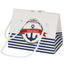 Bagutta Portachiavi Nautico con Bandiere e Cordone Arancione 9,5 cm