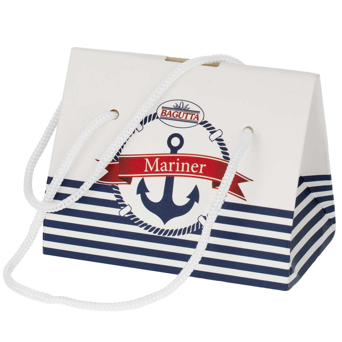 Bagutta Portachiavi Nautico con Bandiere e Cordone Blu 9,5 cm
