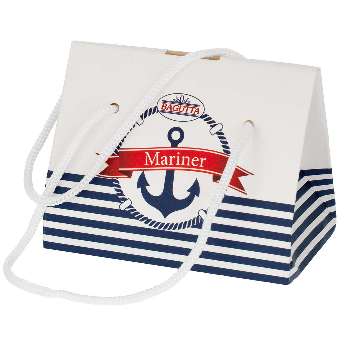 Bagutta Portachiavi Nautico con Bandiere e Cordone Rosso 9,5 cm