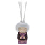 Bagutta Kokedoll Profumatore con Bastoncini, Kimono Viola e Nero 9 cm