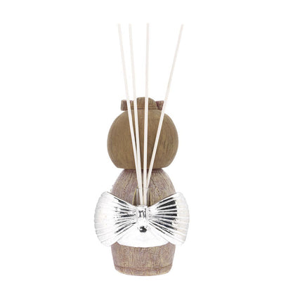 Bagutta Kokeshi Diffusore con Ventaglio, Kimono Verde e Fragranza Inclusa 18 cm