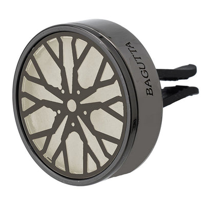Bagutta Profumatore Auto Canna di Fucile Motivo a Raggiera Beige con Fragranza e 4 Feltrini 4 cm