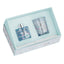 Bagutta Silver Flames Set Diffusore e Candela Cannella Decoro Foglie Azzurre 50 ml + 70 g