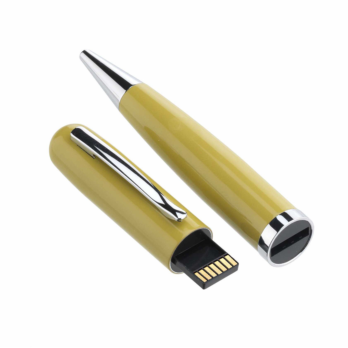 Bagutta Penna a Sfera Corpo Liscio con Memoria USB 16 GB Blu
