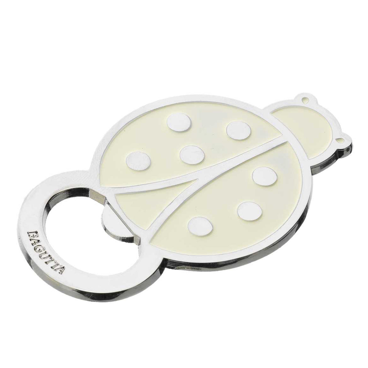 Bagutta Apribottiglie Decorativo Bianco Coccinella 6x8 cm