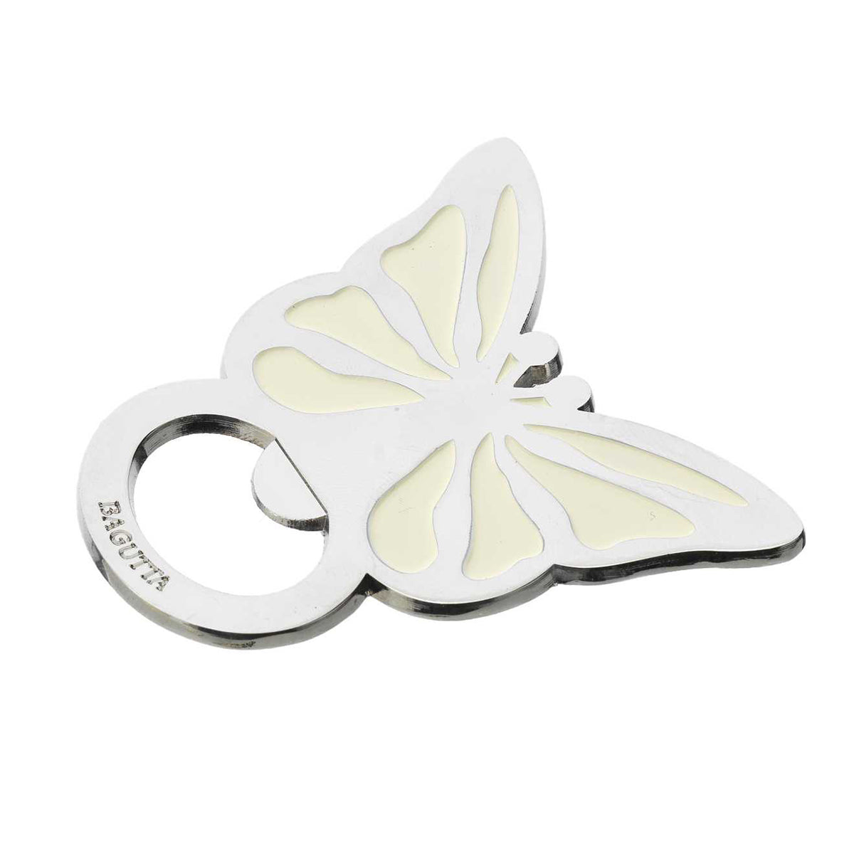 Bagutta Apribottiglie Decorativo Bianco Farfalla 6x8 cm