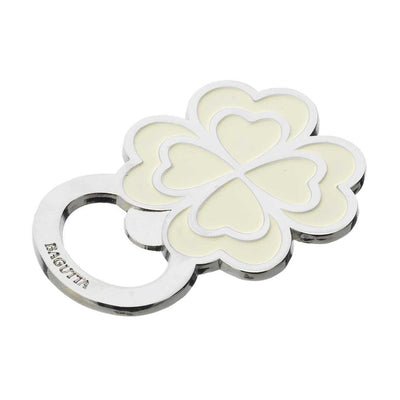 Bagutta Apribottiglie Decorativo Bianco Quadrifoglio 6x8 cm