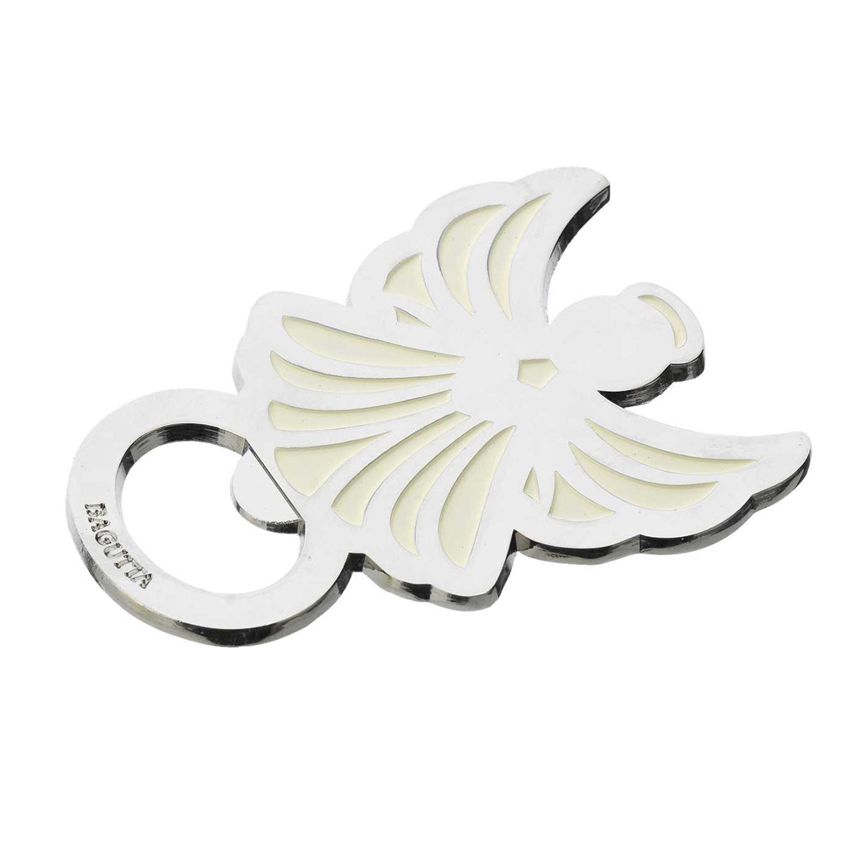 Bagutta Apribottiglie Decorativo Bianco Angelo 6x8 cm