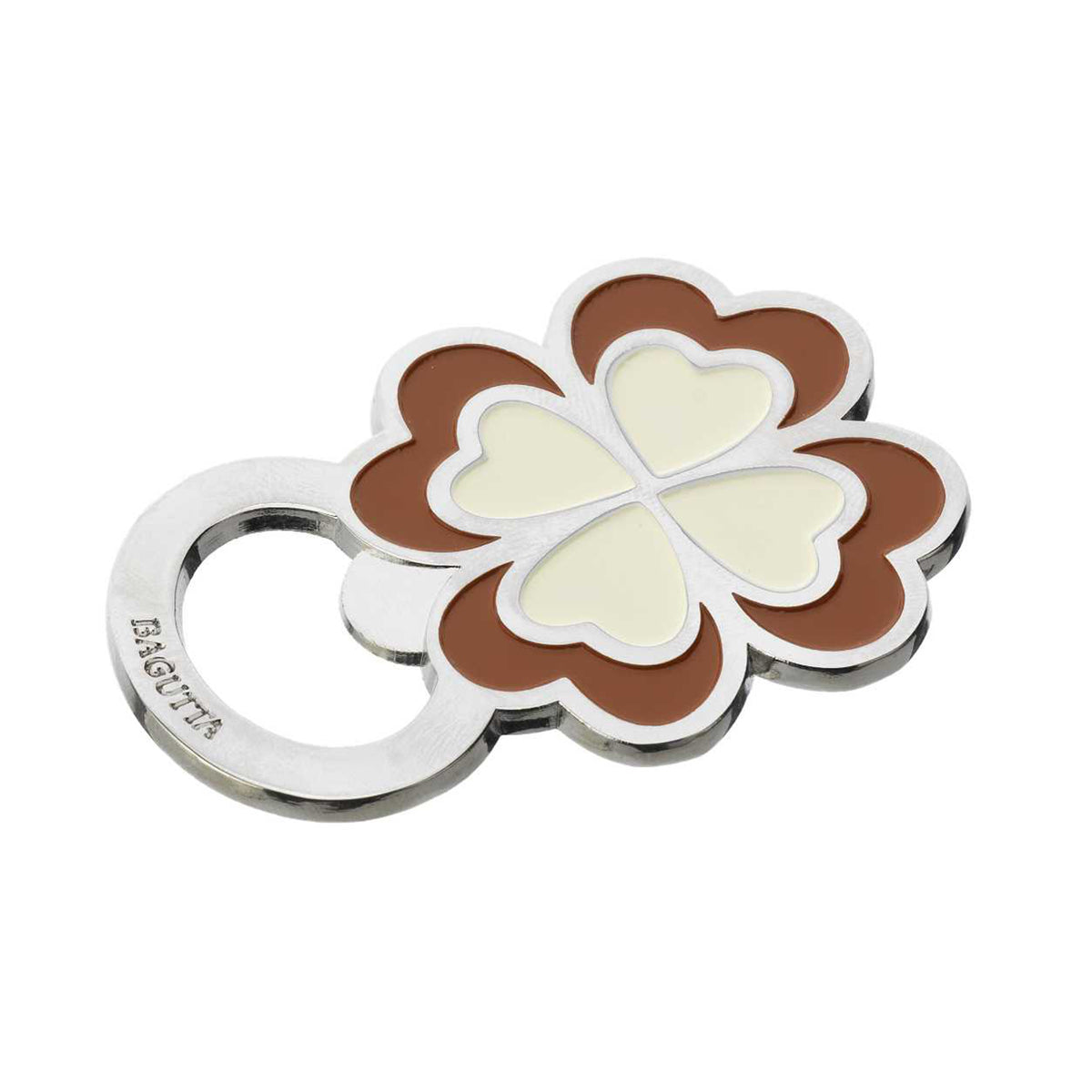 Bagutta Apribottiglie Decorativo Tortora Quadrifoglio 6x8 cm