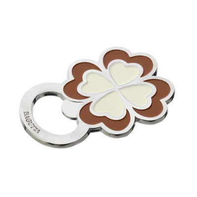 Bagutta Apribottiglie Decorativo Tortora Quadrifoglio 6x8 cm