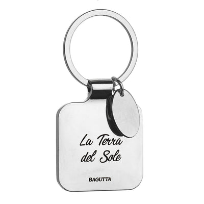 Bagutta La Terra del Sole Portachiavi Quadrato Testa di Moro Donna 7 cm
