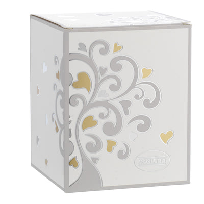 Bagutta Silver Flames Candela Profumata Vaniglia Noir Albero con Cuori 70 g