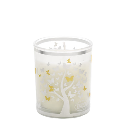 Bagutta Silver Flames Candela Profumata Vaniglia Noir Albero con Farfalle 150 g