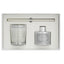 Bagutta Silver Flames Set Diffusore con Bastoncini e Candela Vaniglia Noir Albero con Spighe 50 ml + 70 g