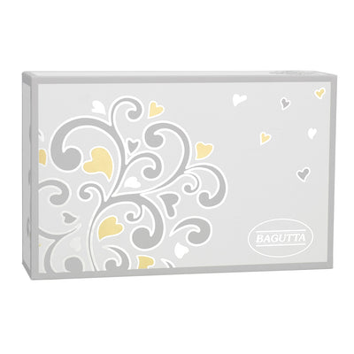 Bagutta Silver Flames Set Diffusore con Bastoncini e Candela Vaniglia Noir Albero con Cuori 100 ml + 150 g
