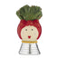 Bagutta Mama Piantina Naturale Assortita con Portavaso Viso Rosso 9 cm