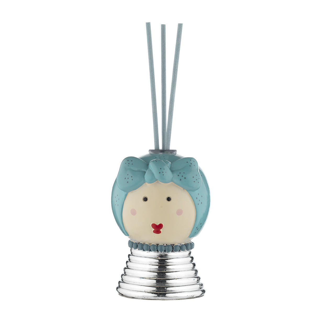 Bagutta Mama Profumatore per Ambienti Viso Azzurro Fragranza Inclusa 9 cm