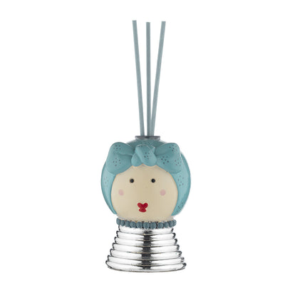 Bagutta Mama Profumatore per Ambienti Viso Azzurro Fragranza Inclusa 9 cm