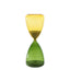 Bagutta Clessidra in Vetro Lucido Giallo e Verde 15 minuti 7x15 cm