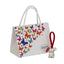 Bagutta Portachiavi Silver Plated Cavallo con Asola in Silicone Rossa 8 cm