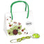 Bagutta Portachiavi Coccinella Silver Plated Bianca con Catenella 13 cm