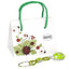 Bagutta Portachiavi Coccinella Silver Plated Rosa con Catenella 13 cm