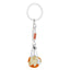 Bagutta Portachiavi Gnomo Silver Plated Arancione con Catenella 13 cm