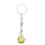 Bagutta Portachiavi Gnomo Silver Plated Verde con Catenella 13 cm
