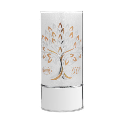 Bagutta Lampada LED in Vetro Albero con Spighe 50° Anniversario Batterie Incluse 9x20 cm