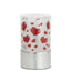 Bagutta Lampada LED in Vetro Cuori Rossi Batterie Incluse 9x15 cm