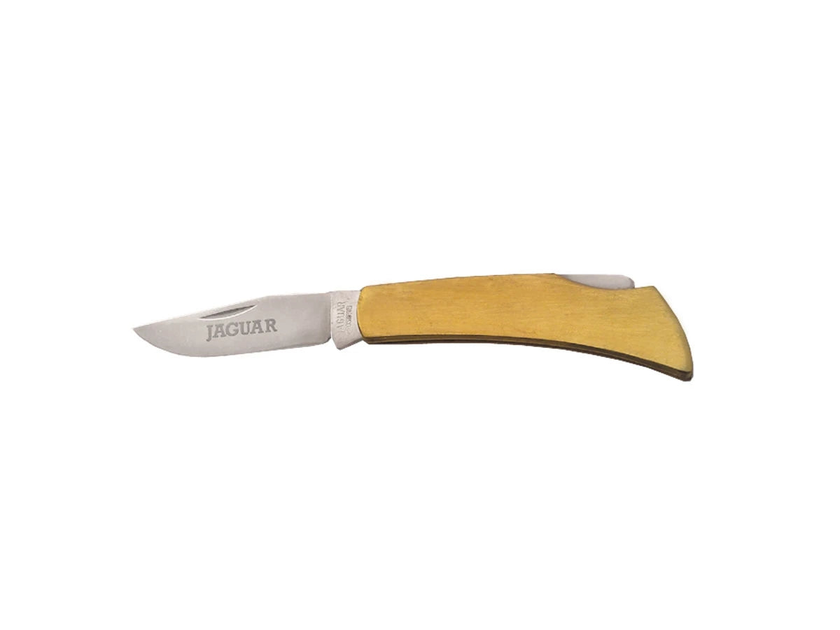 Coltello folding Jaguar N.111 manico acciaio 11 cm Back Lock Made in Italy