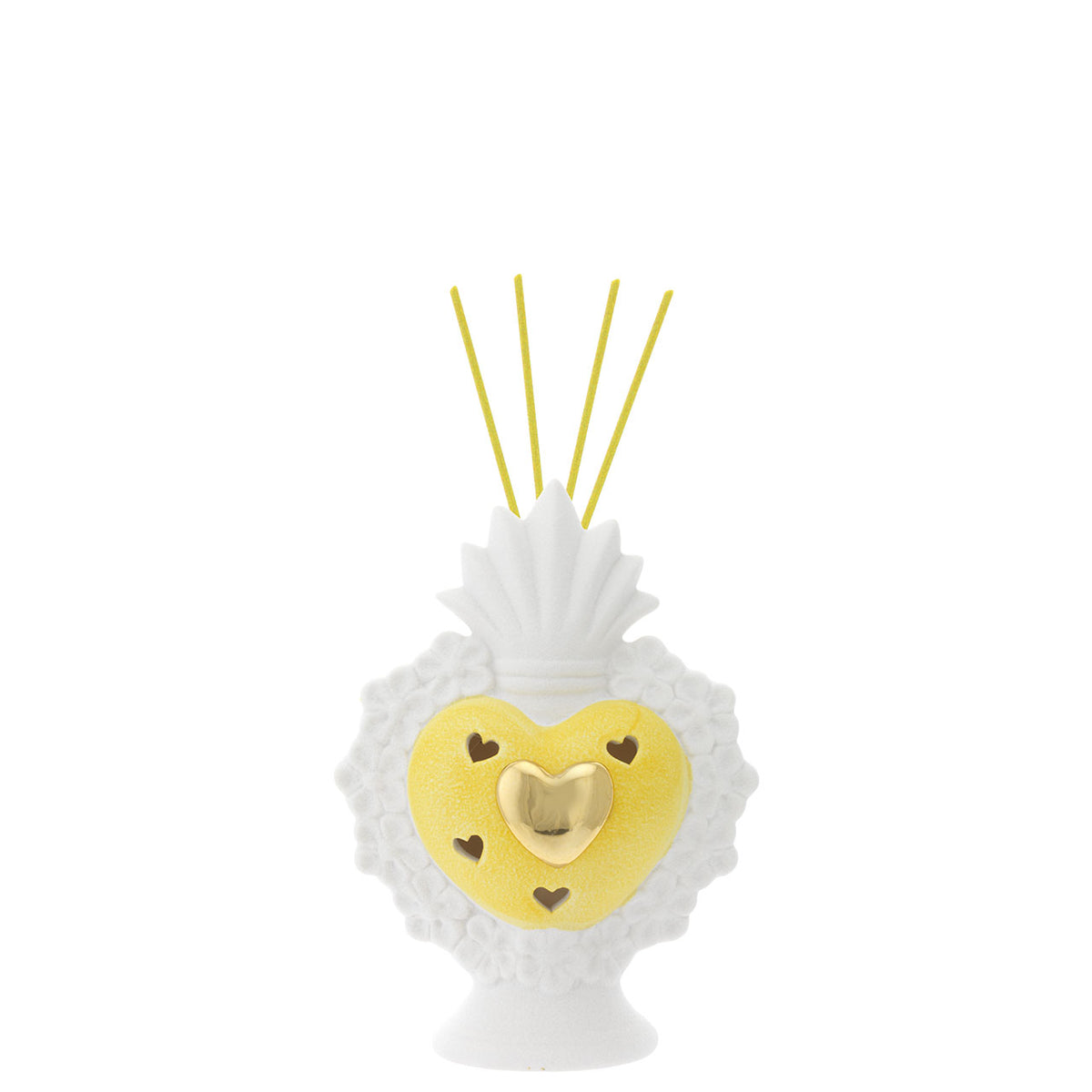 Bagutta Sacro Cuore Profumatore per Ambienti LED Bianco e Giallo 19 cm Fragranza Inclusa
