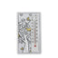 Bagutta Termometro Decorativo da Tavolo Rettangolare Albero con Farfalle 7x12,5 cm