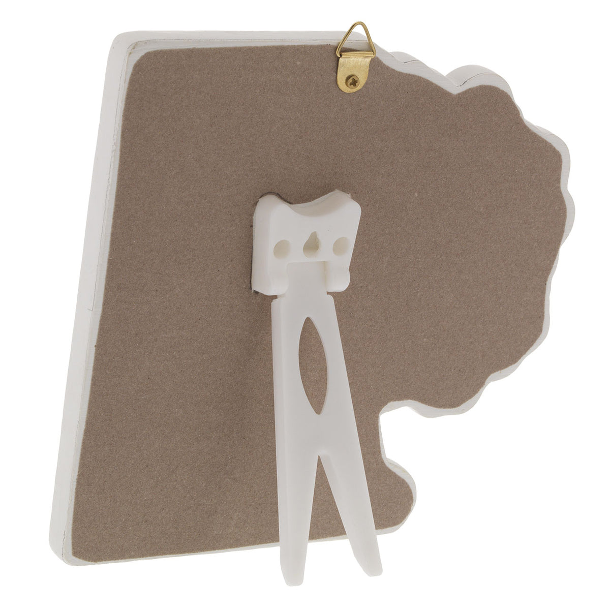 Bagutta Termometro Decorativo da Tavolo Sagomato Albero con Farfalle 15x15 cm