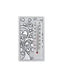 Bagutta Termometro Decorativo da Tavolo Rettangolare Albero con Cuori 7x12,5 cm