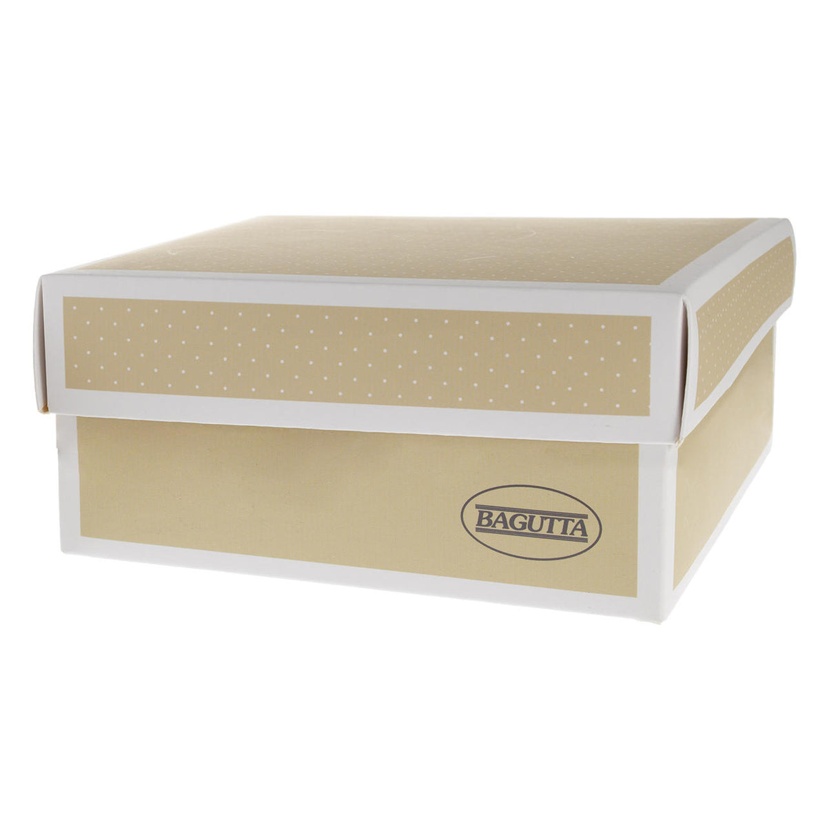Bagutta Scatola Bianca con 2 Mazzi di Carte Semi Argentati 10,5x16 cm
