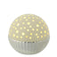 Bagutta Lampada LED Sferica Bicolore Forata Bianca Batterie Incluse Diametro 12,5 cm