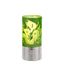 Bagutta Lampada LED in Vetro Decoro Calle Fondo Verde Batterie Incluse 7x15 cm