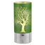 Bagutta Lampada LED in Vetro Decoro Albero Fondo Verde Batterie Incluse 9x20 cm