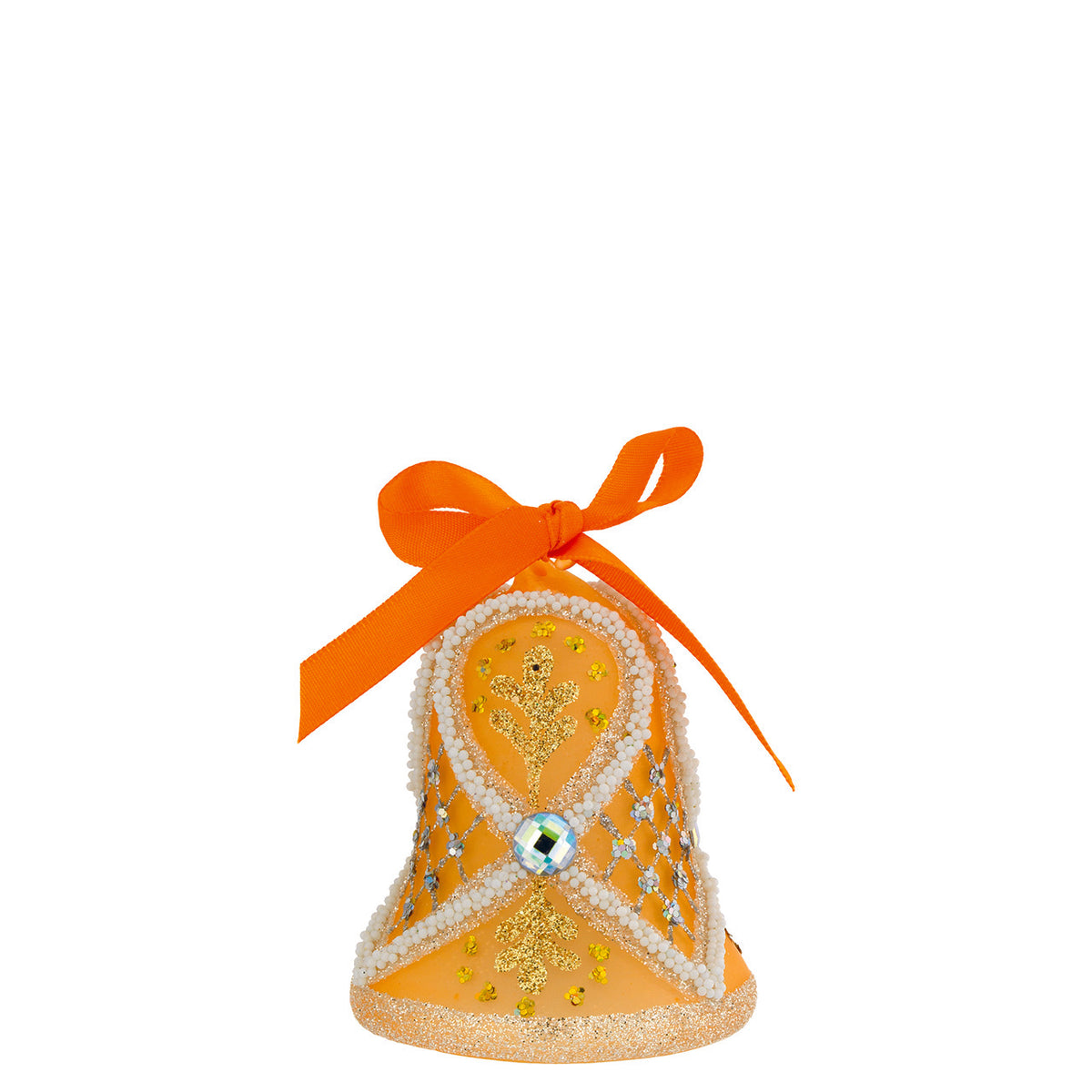 Bagutta Campanella Pasquale LED Arancione con Motivo Traforato 8 cm