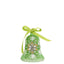 Bagutta Campanella Pasquale LED Verde con Fiore e Strass 8 cm