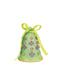 Bagutta Campanella Pasquale LED Verde con Fiori Viola 10 cm