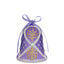 Bagutta Campanella Pasquale LED Viola con Albero Decorato 12 cm