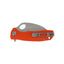 Honey Badger Claw Large Serrated HB1148 arancione, dettaglio lama dentellata