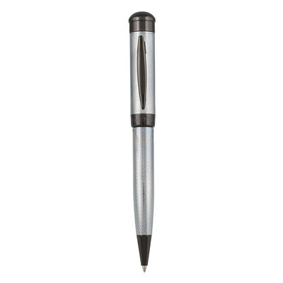Bagutta Penna a Sfera Effetto Carbonio con Memoria USB 16 GB Cromata con Finiture Nere