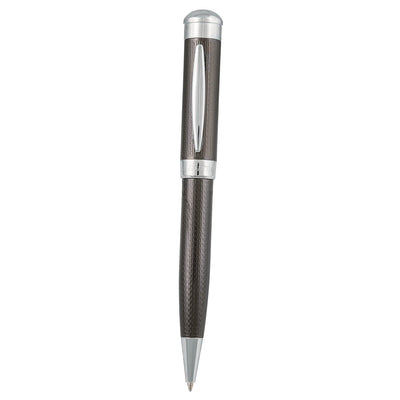Bagutta Penna a Sfera Effetto Carbonio con Memoria USB 16 GB Canna di Fucile con Finiture Cromate