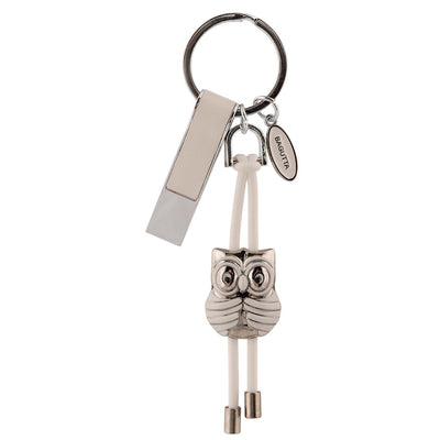 Bagutta Portachiavi con Memoria USB 16 GB Gufo Bianco 12 cm