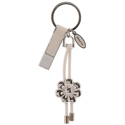 Bagutta Portachiavi con Memoria USB 16 GB Margherita Bianca 12 cm