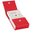 Bagutta Portamazzo Singolo per Carte da Gioco Rosso 7,5x10x3,5 cm