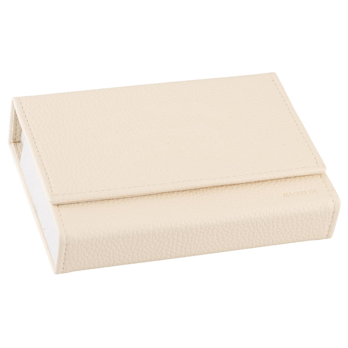 Bagutta Portamazzo Doppio per Carte da Gioco Crema 15x10x3,5 cm